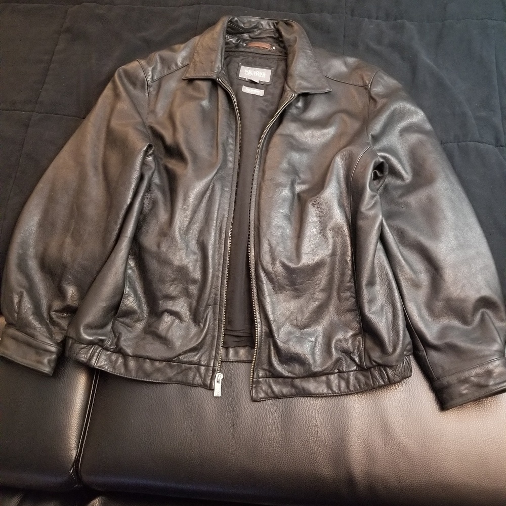 Leather jacket